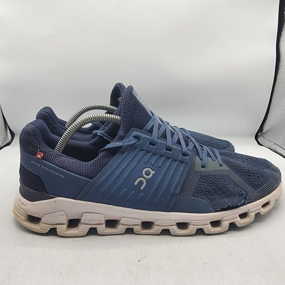 On Cloud Cloudswift Mens 10.5 Cloudtec Running Shoes Blue Helion Athletic - Picture 11 of 13